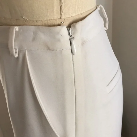 Bebe white wide leg crop - Picture 7 of 9